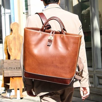 back TOTE pack LEATHER